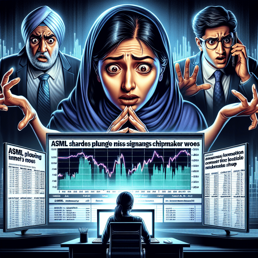 ASML Shares Plunge as Bookings Miss Signals Chipmaker Woes