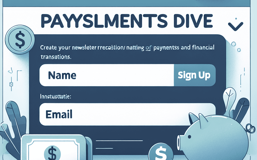 Payments Dive Newsletter Sign Up