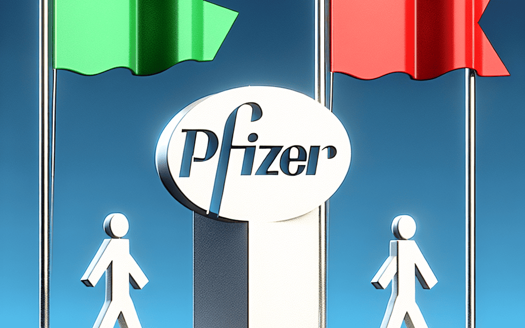 A Dual Signal for Pfizer Stock: One Green Flag and One Red Flag