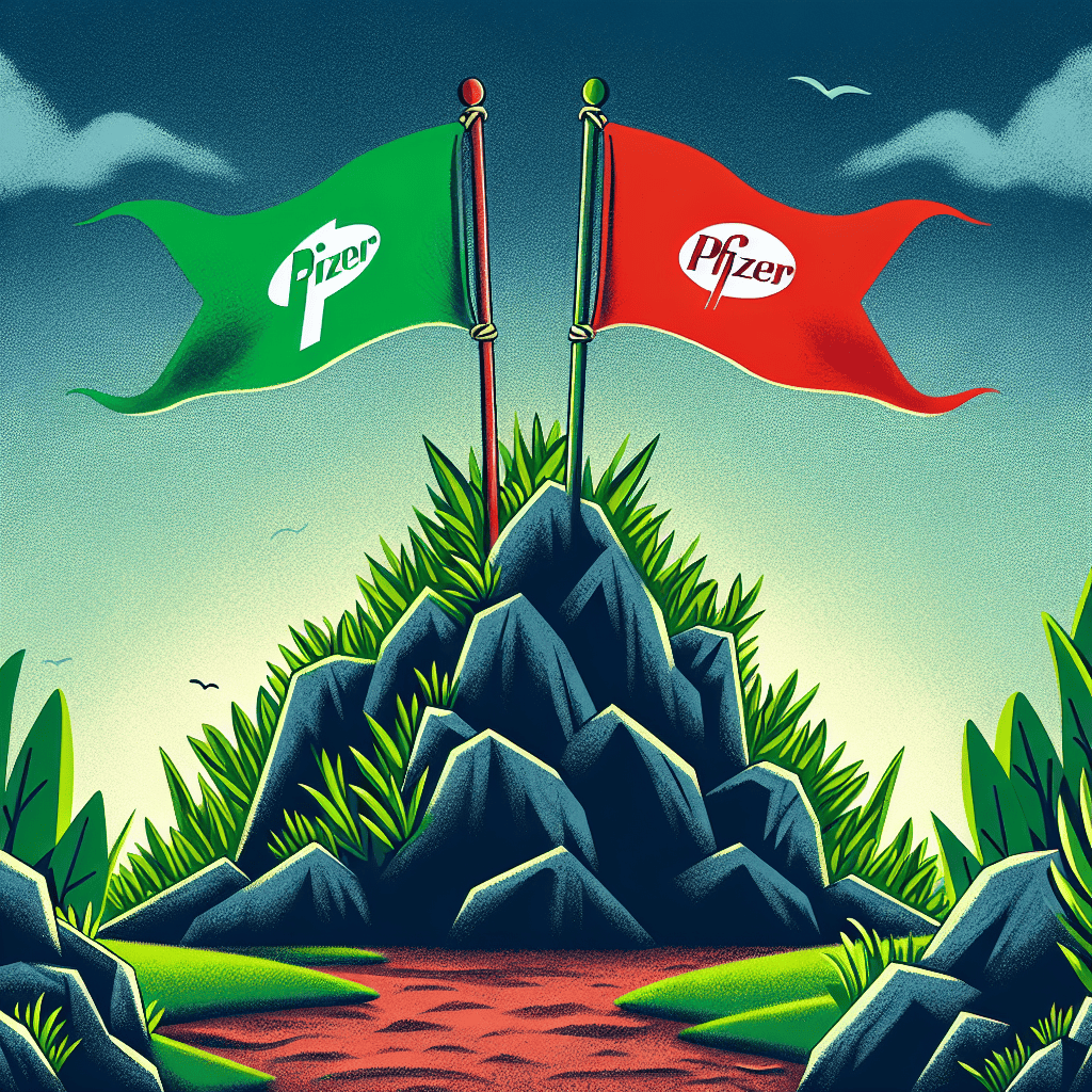 A Dual Signal for Pfizer Stock: One Green Flag and One Red Flag