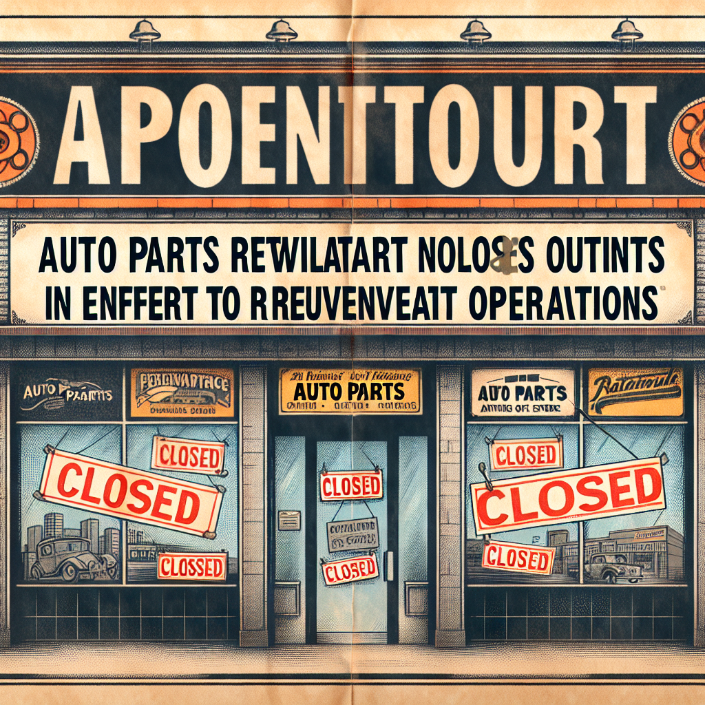 Advance Auto Parts Shuts Down Hundreds of Stores to Revitalize Business