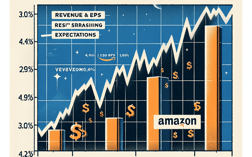 Amazon Stock Rises After Hours on Revenue and EPS Surpasses Expectations