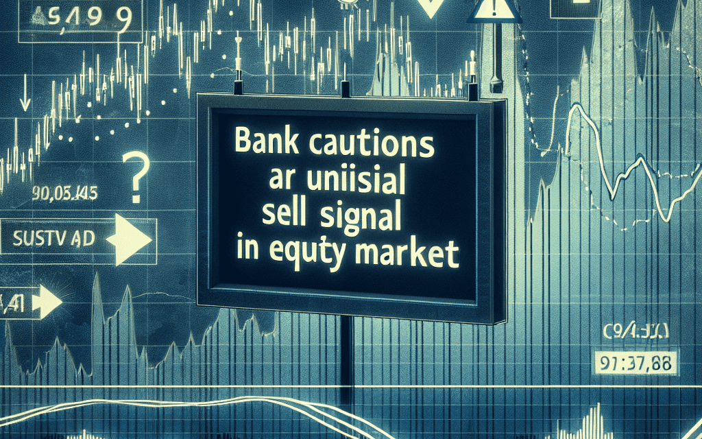 Bank of America Warns of Rare Sell Signal in Stock Market Since February 2021