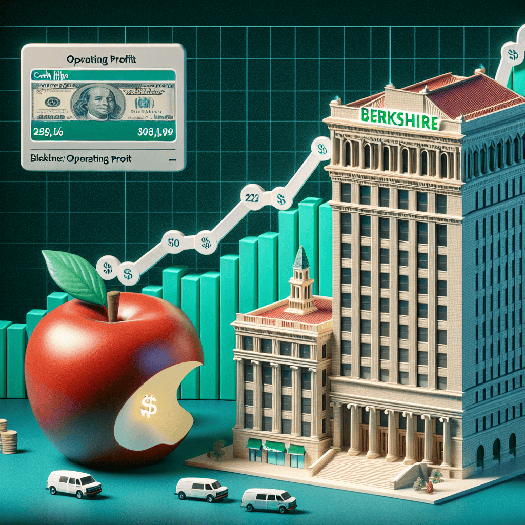 Berkshire's Cash Hits Record High Amid Apple and BofA Sales; Operating Profit Declines