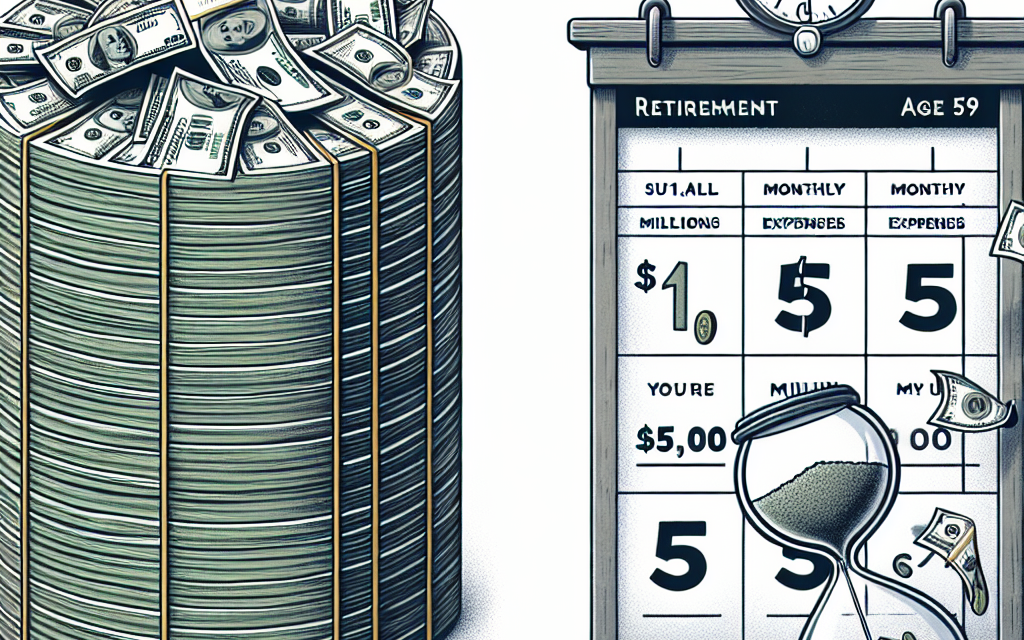 Can $1.4 Million Sustain $5k Monthly Expenses in Retirement at Age 59?