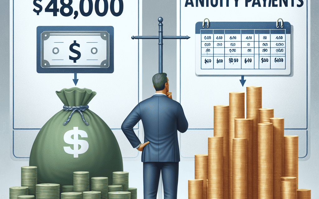 Choosing Between a $48,000 Lump Sum and $462 Monthly Annuity Payments