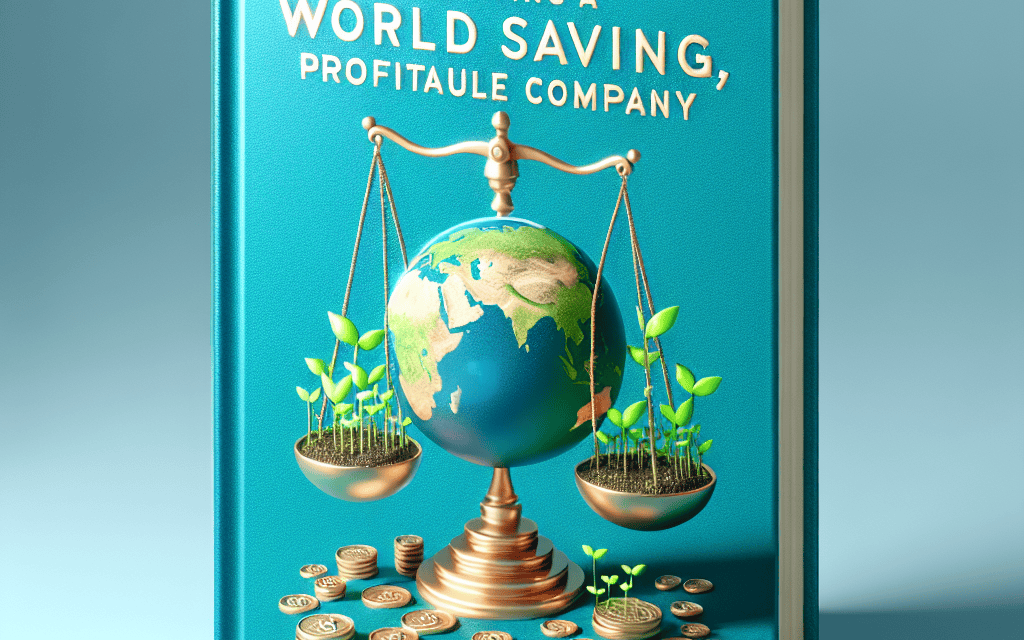 Creating a World-Saving, Profitable Company: A Guide