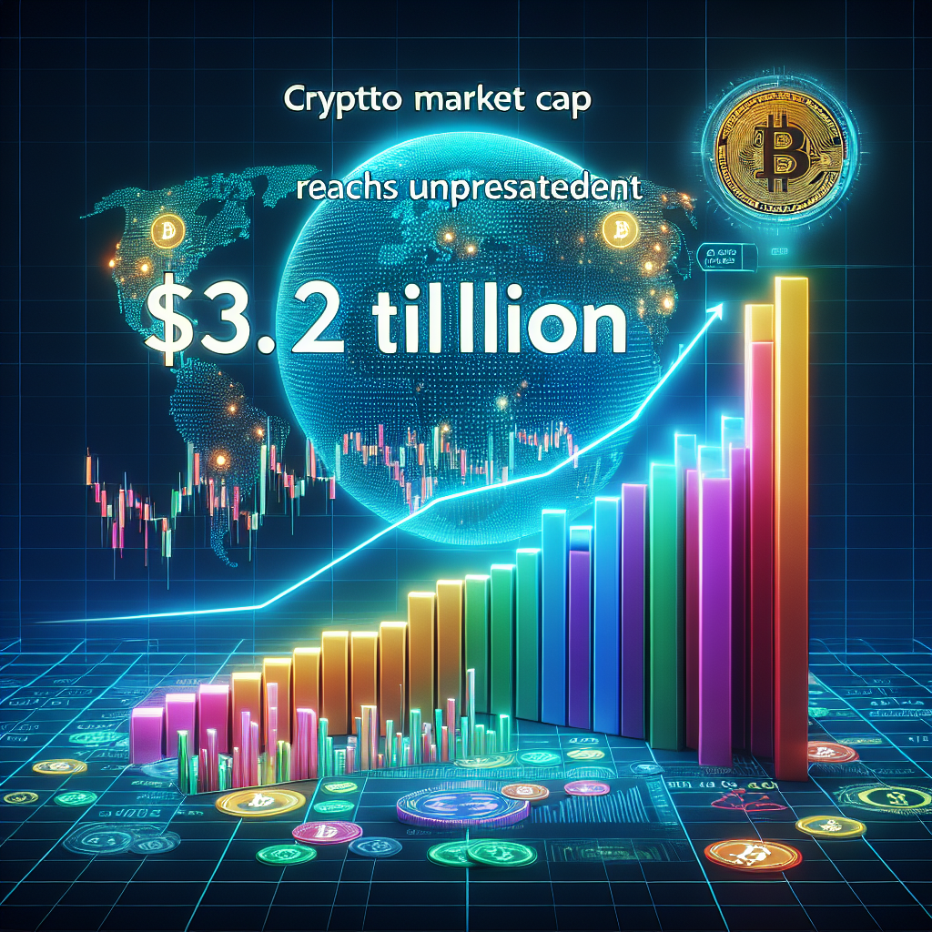 Crypto Market Cap Reaches Unprecedented $3.2 Trillion, Reports CoinGecko