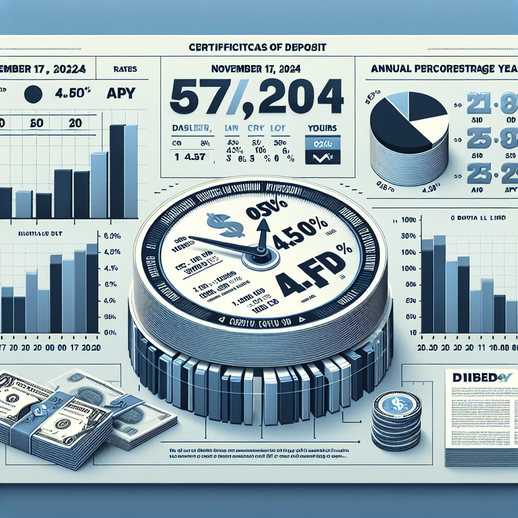 Current CD Rates for November 17, 2024: Up to 4.50% APY