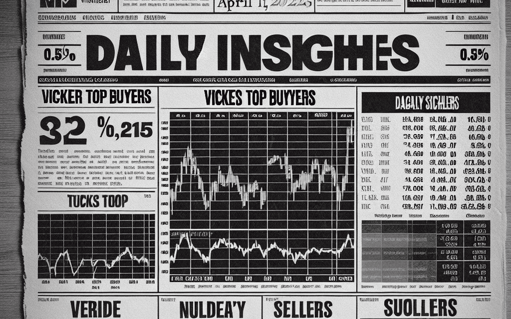 Daily Insights: Vickers Top Buyers & Sellers for April 11, 2024