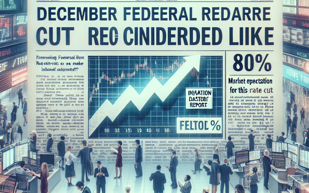 December Fed Rate Cut Likely as Inflation Data Fuels 80% Market Expectation