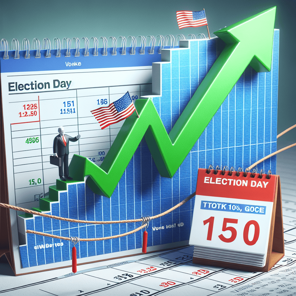 Dow Rises 150 Points on Election Day Amid Tight Trump-Harris Race