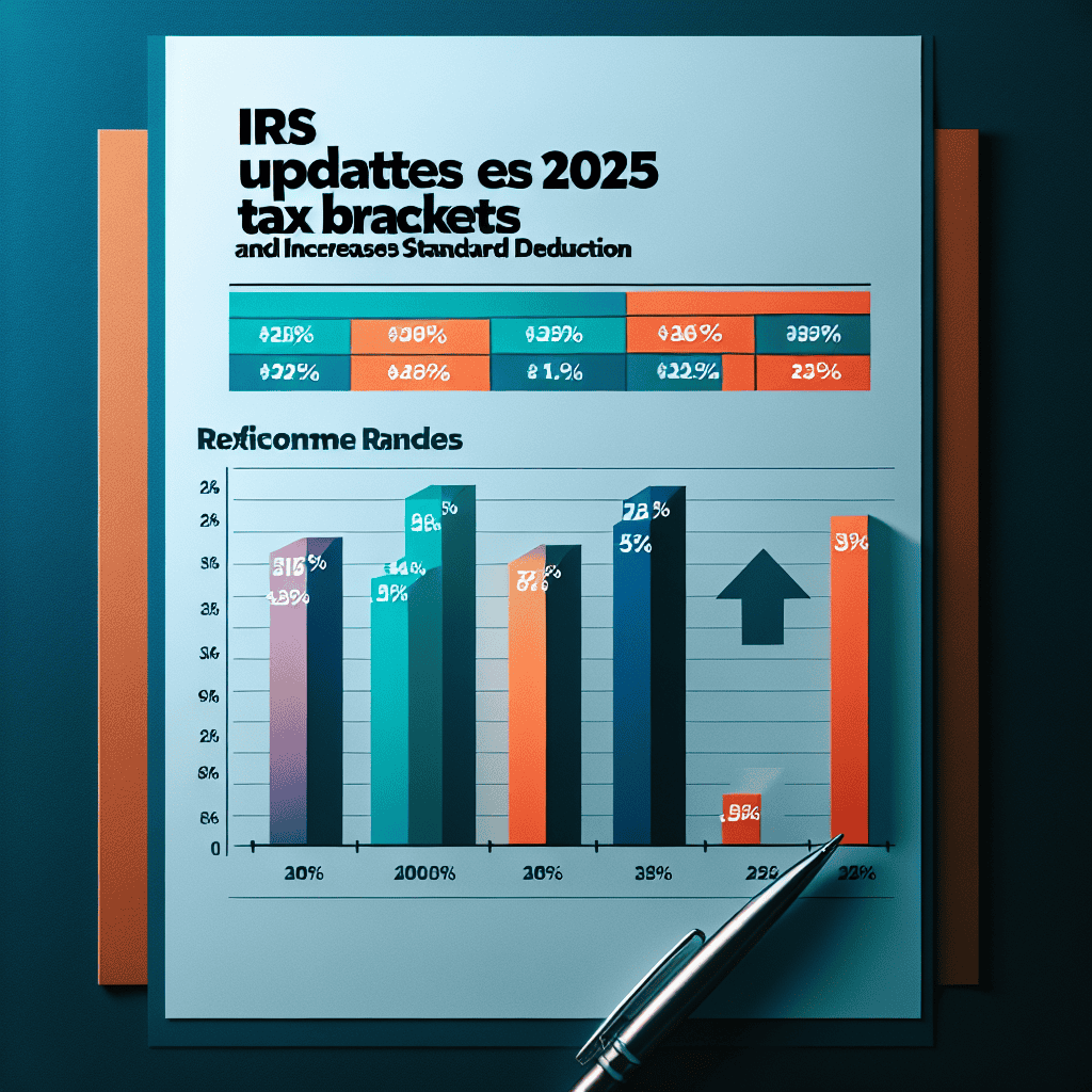 IRS Updates 2025 Tax Brackets and Increases Standard Deduction