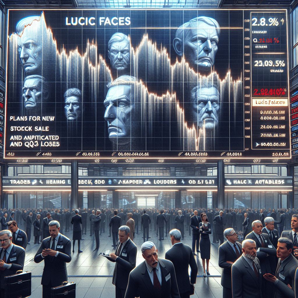 Lucid Faces Selloff Amid Plans for New Stock Sale and Anticipated Q3 Losses