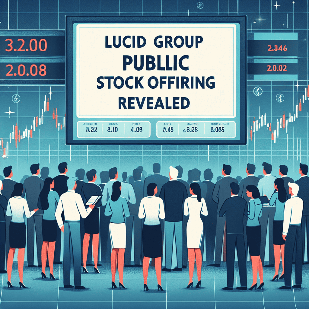 Lucid Group Reveals Pricing for Public Stock Offering