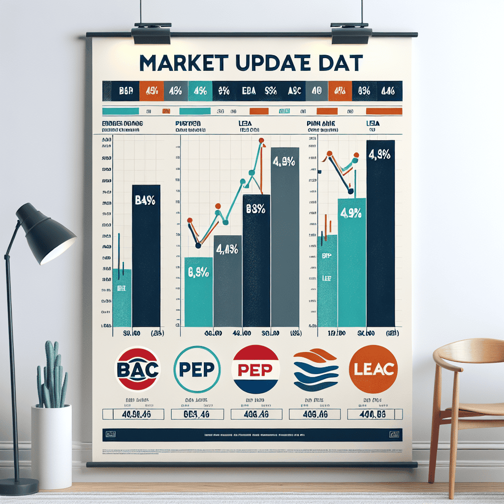 Market Update: BAC, ERIC, PEP, PNC, LEA