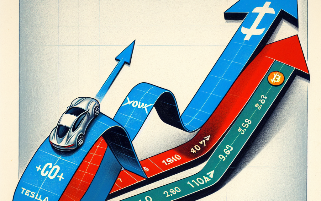 Market Update: Dow Dips, Nasdaq Rises with Tesla and Bitcoin Leading