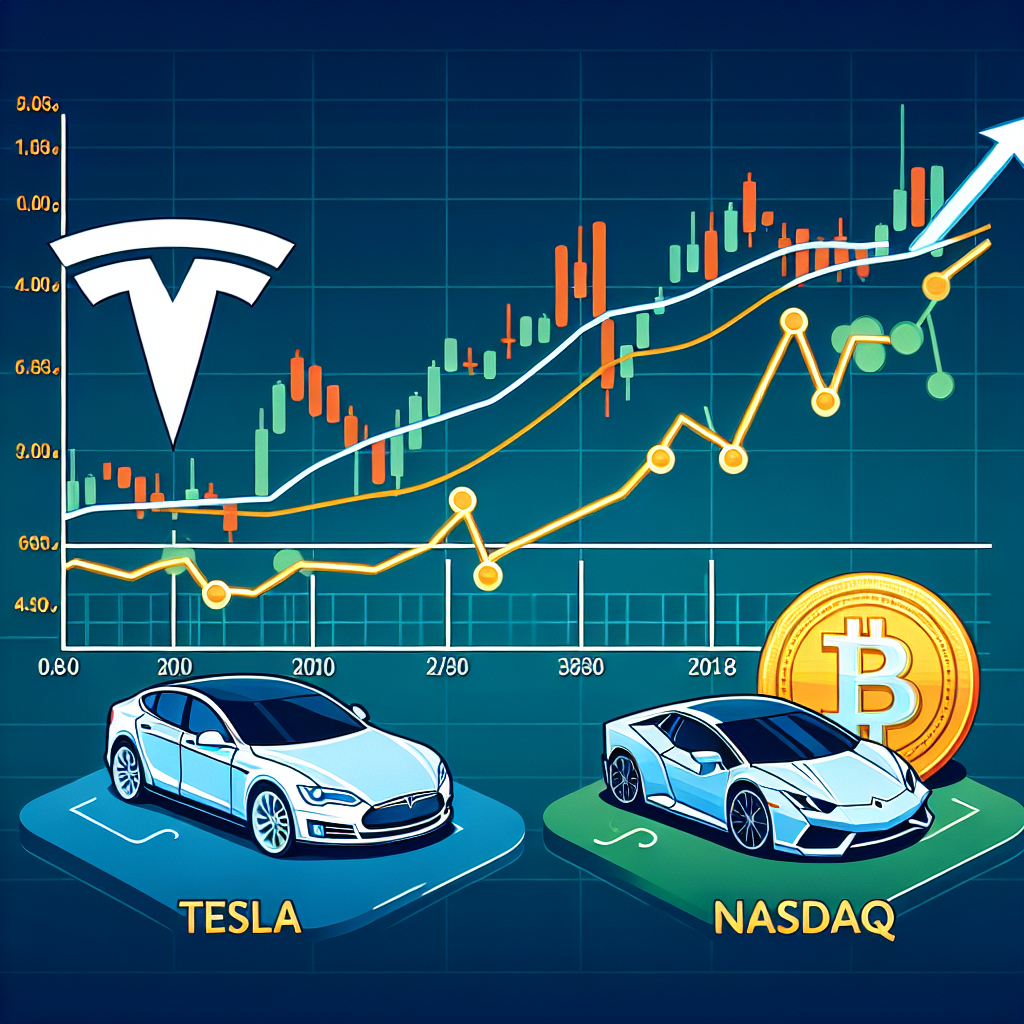 Market Update: Dow Dips, Nasdaq Rises with Tesla and Bitcoin Leading