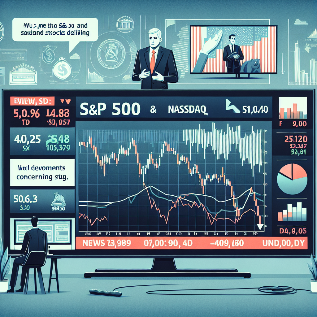 Market Update: S&P 500 and Nasdaq Decline Amid Powell Speech and Trump Developments