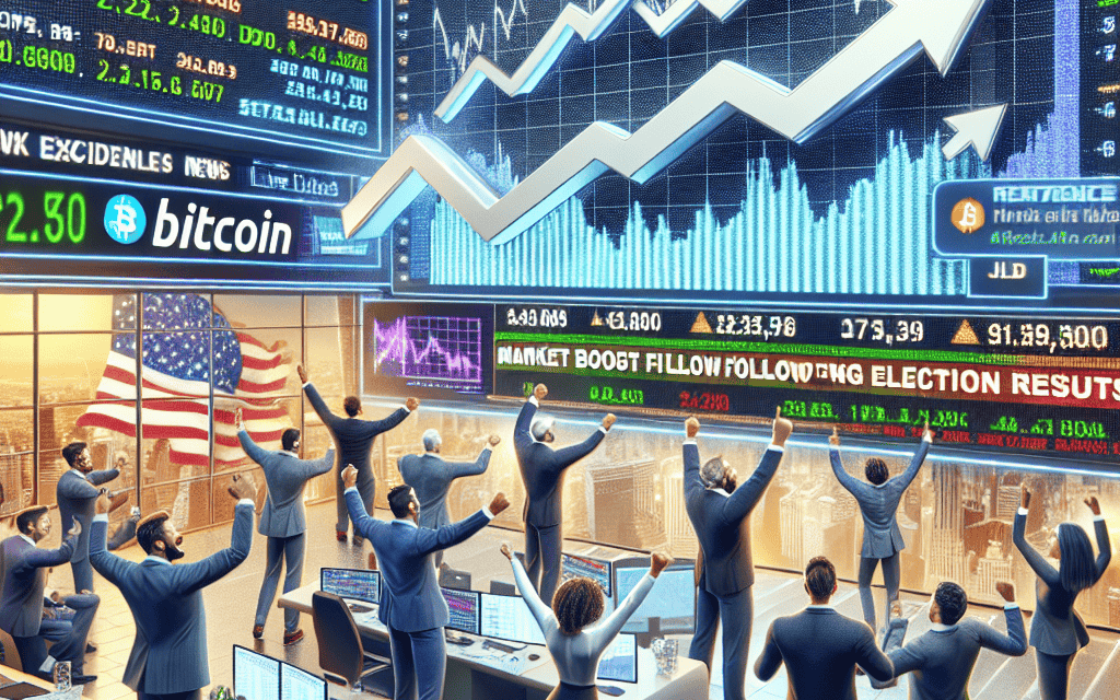 Markets Surge as Dow Futures Rise and Bitcoin Reaches New High Amid Trump Election Boost (Live Updates)