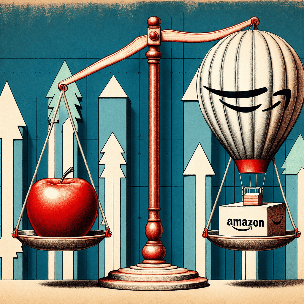 Markets Update: Apple Declines, Amazon Rises Amid Mixed Stock Performance