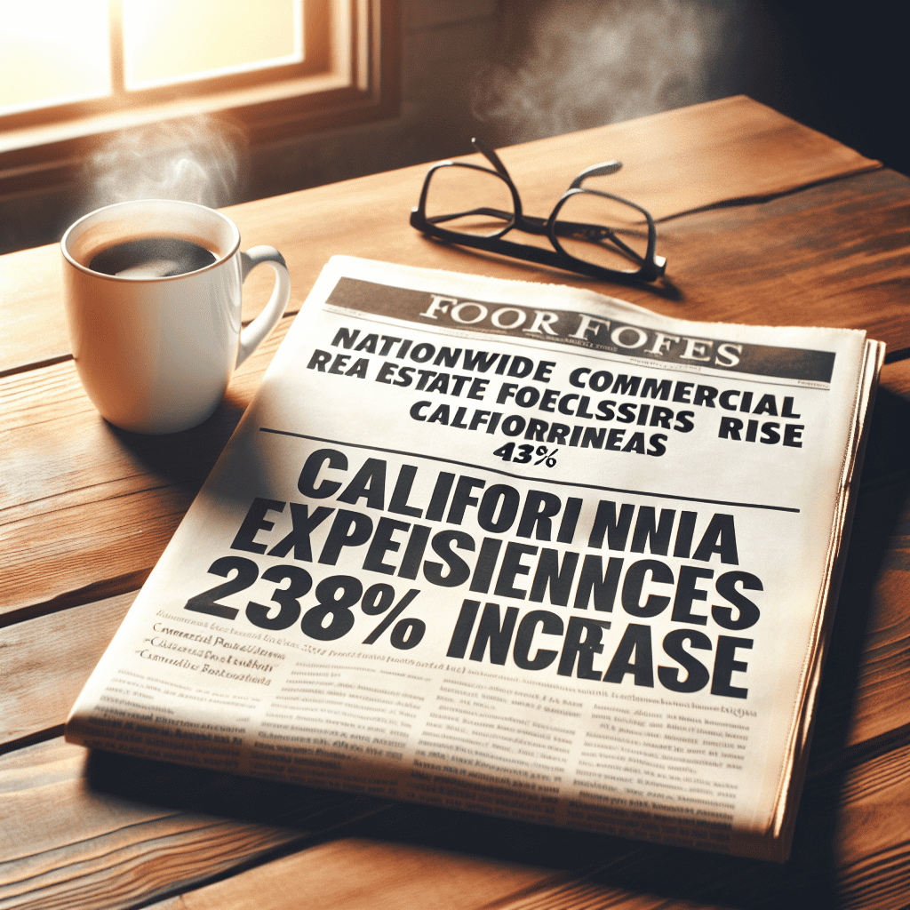 Nationwide Commercial Real Estate Foreclosures Rise 48%, California Experiences 238% Increase