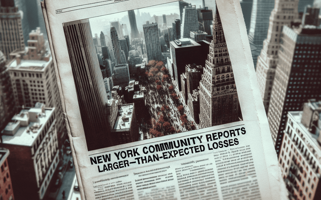 New York Community Reports Larger-Than-Expected Losses