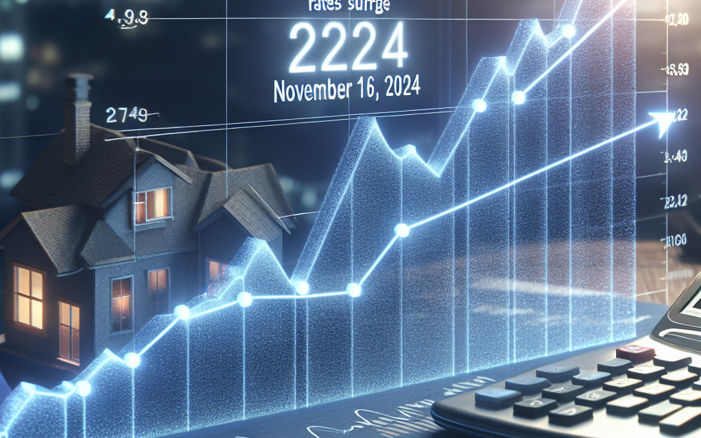 November 16, 2024: Mortgage and Refinance Rates Surge