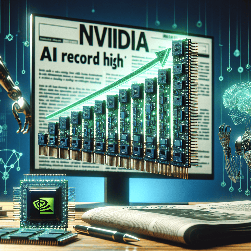 Nvidia Shares Hit Record High Amid Robust AI Demand Forecasts