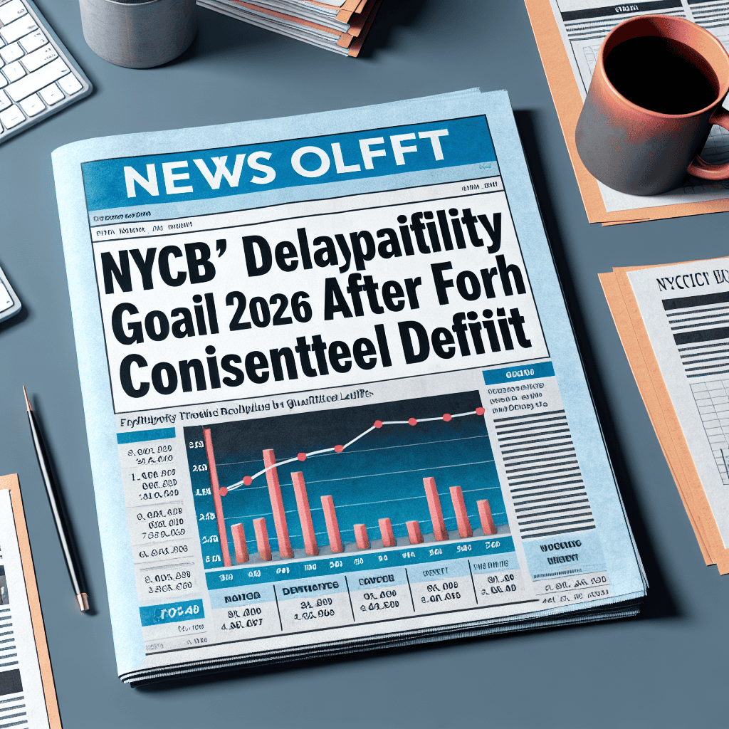 NYCB Postpones Profitability Target to 2026 Following Fourth Consecutive Quarterly Loss