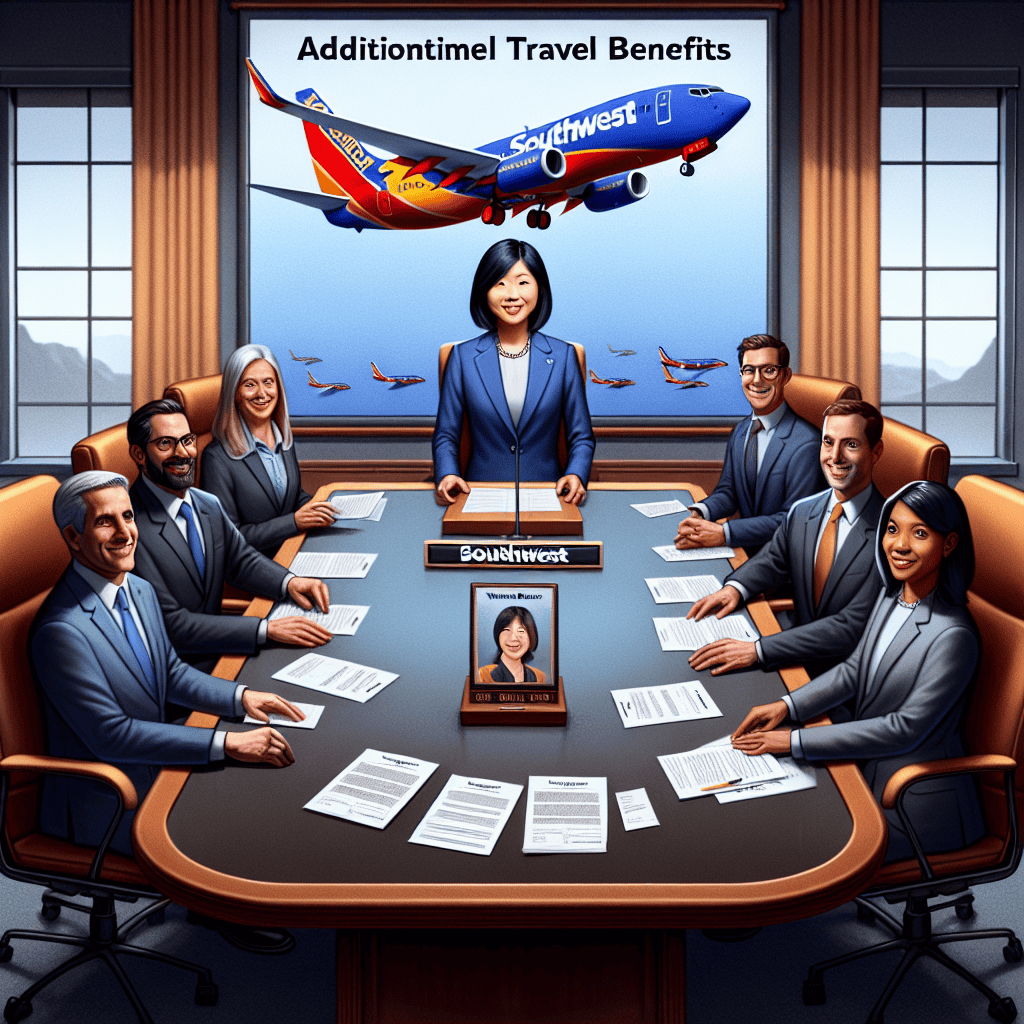 Southwest Unveils Board Travel Benefits Amid New Director Appointment of Former Chevron CFO