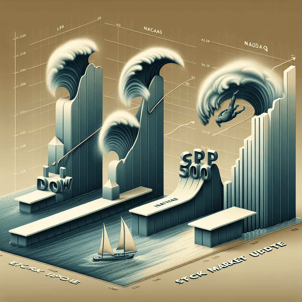 Stock Market Update: Dow Dips as S&P 500 and Nasdaq Fluctuate Amid Earnings Surge
