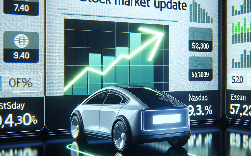 Stock Market Update: S&P 500 and Nasdaq Rise with Tesla Leading the Way