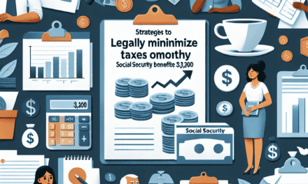 Strategies to Legally Minimize Taxes on a $3,200 Monthly Social Security Benefit