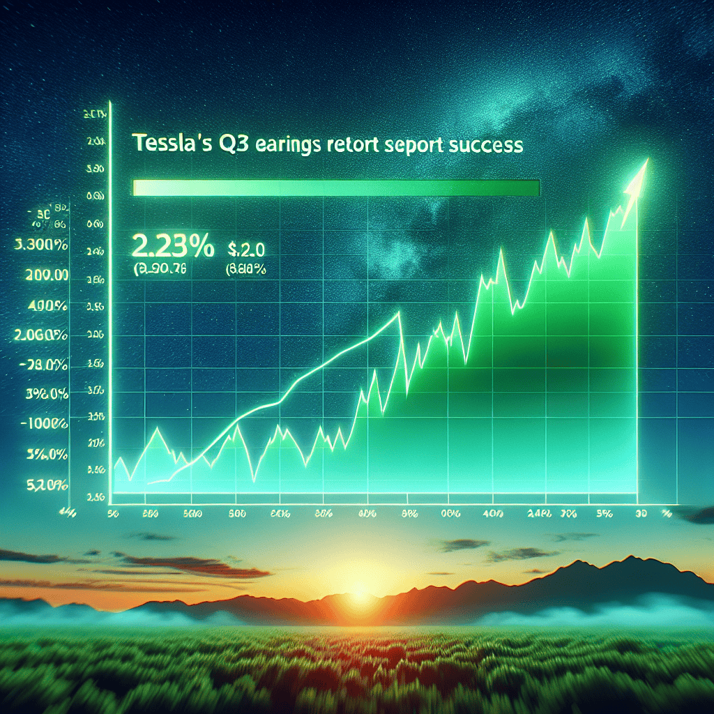 Tesla Shares Surge as Investors Applaud Q3 Earnings Report