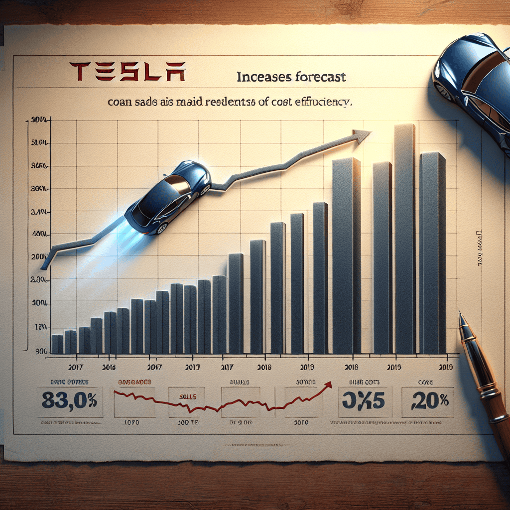 Tesla's Sales Forecast and Cost Efficiency Boost Shares