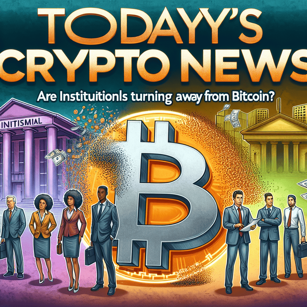 Today's Crypto News: Are Institutions Turning Away from Bitcoin?