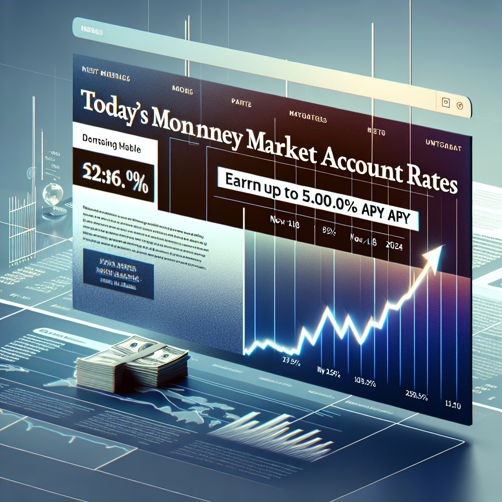 Today's Money Market Account Rates: Earn Up to 5.00% APY (November 18, 2024)