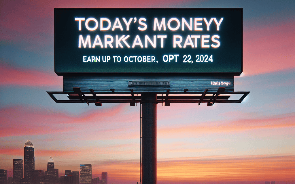 Today’s Money Market Account Rates: Earn Up to 5.05% APY (October 22, 2024)