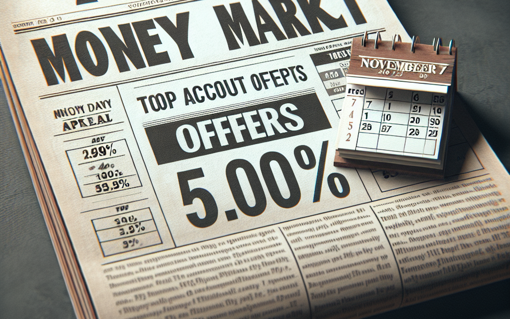 Today’s Money Market Account Rates: Top Account Offers 5.00% APY (November 17, 2024)