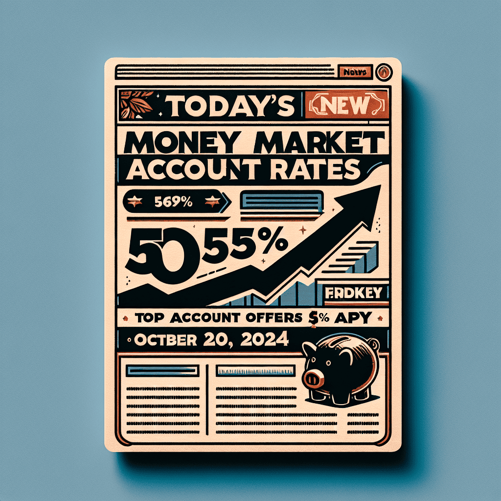 Today's Money Market Account Rates: Top Account Offers 5.05% APY (October 20, 2024)