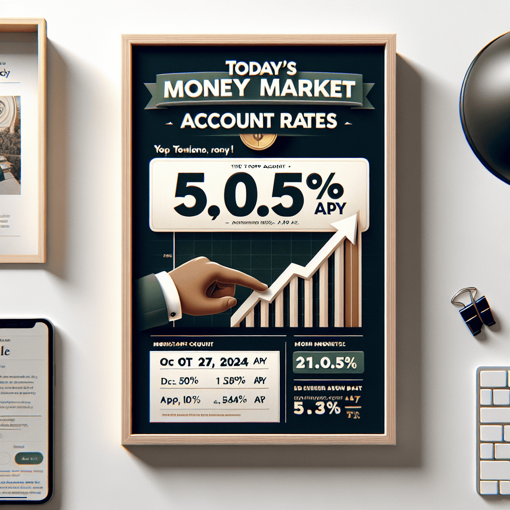 Today's Money Market Account Rates: Top Account Offers 5.05% APY (October 27, 2024)