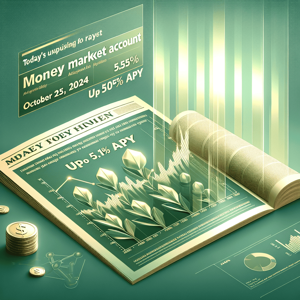 Today's Money Market Account Rates: Up to 5.05% APY (October 25, 2024)