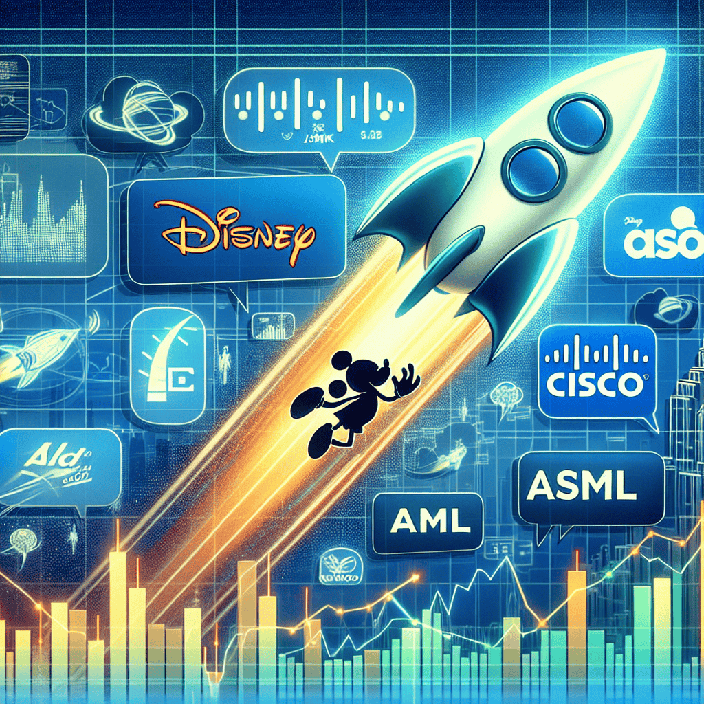 Top Stock Movers Today: Disney, Cisco, Super Micro, ASML, JD.com, and More