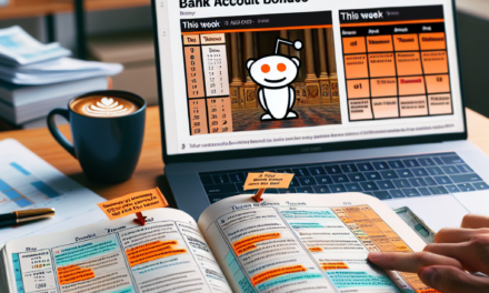 Understanding Tax Obligations for Bank Account Bonuses on Reddit This Week