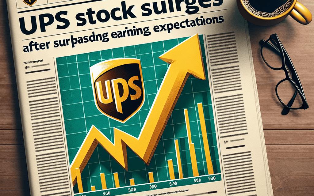 UPS Stock Surges After Surpassing Earnings Expectations