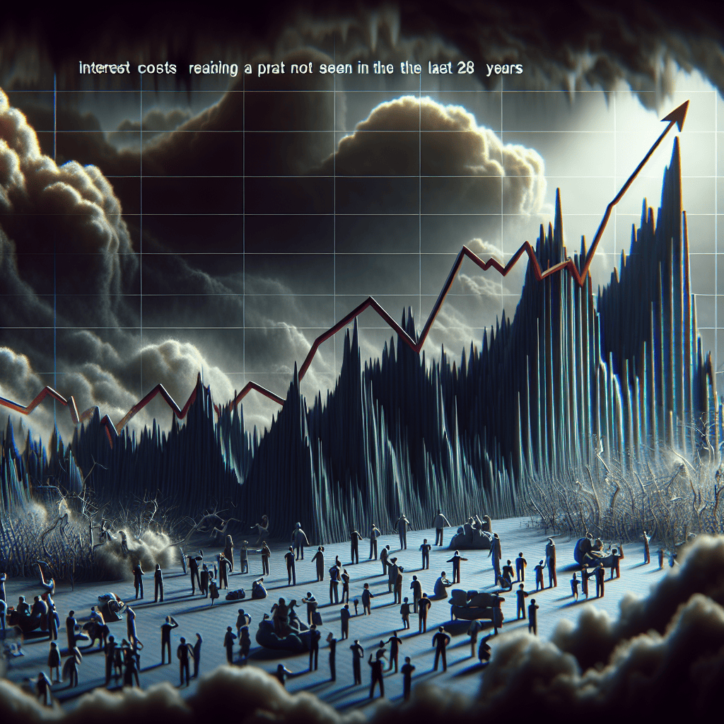 US Interest Costs Reach 28-Year Peak, Heightening Political Uncertainty