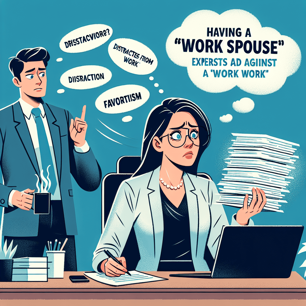 Why Experts Advise Against Having a 'Work Spouse' in the Office