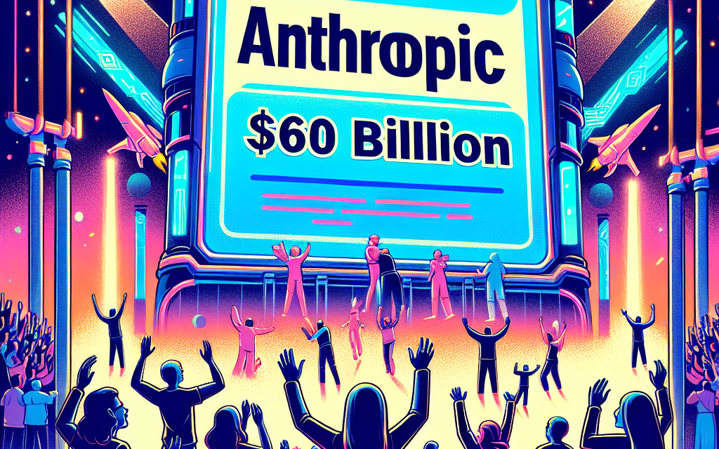 Anthropic Secures Funding, Achieving $60 Billion Valuation