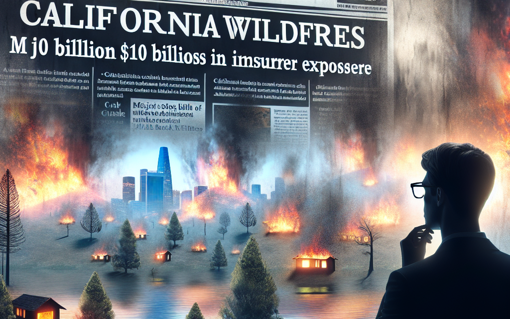 California Wildfires: JPMorgan Predicts $10 Billion in Insured Losses and Insurer Exposure